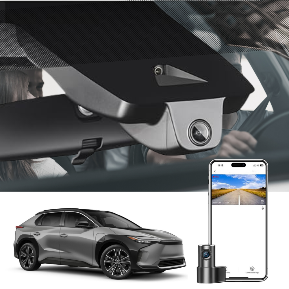 Toyota BZ4X integrated dash cam system