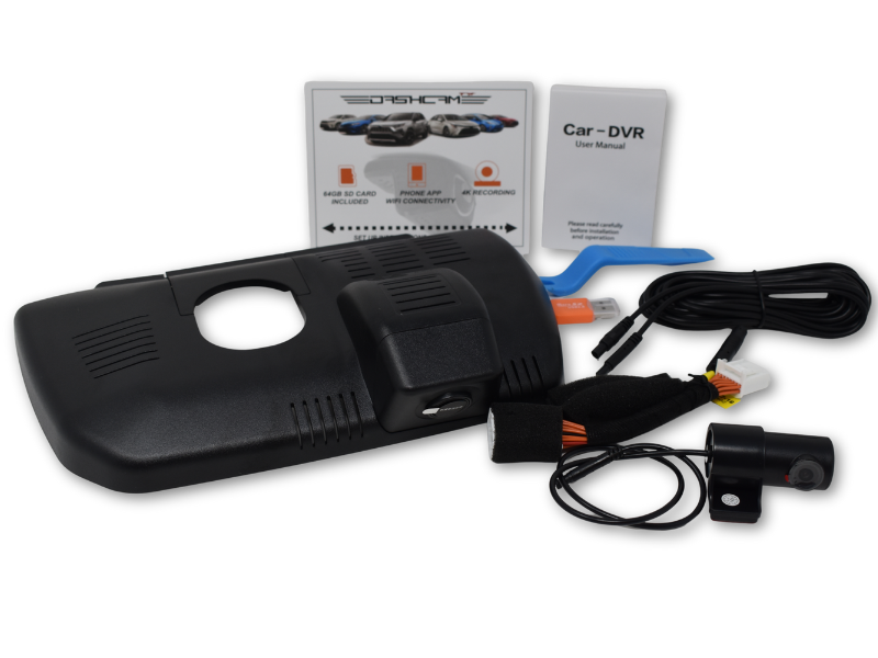 toyota camry dash cam package contents