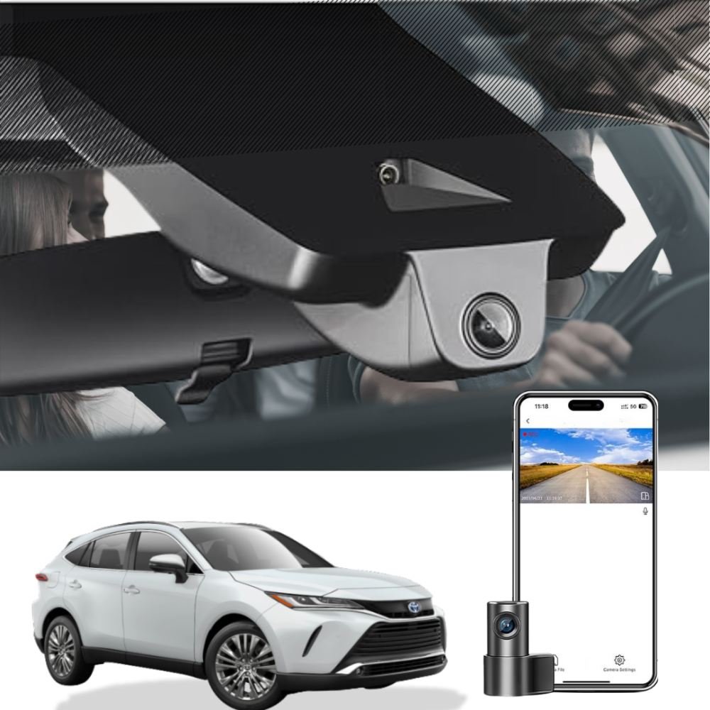 Toyota Venza Integrated Dash Cam with app