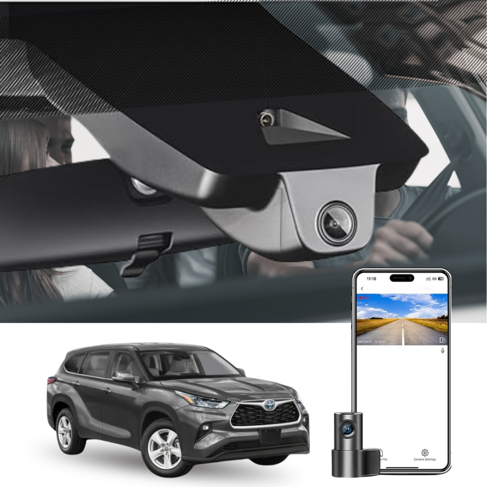 Toyota Highlander integrated Dash Camera with App
