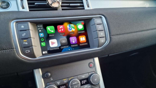 use Range Rover Evoque CarPlay with oem contols