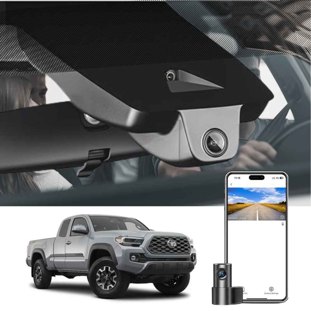 Toyota Tacoma integrated Dash Cam with app