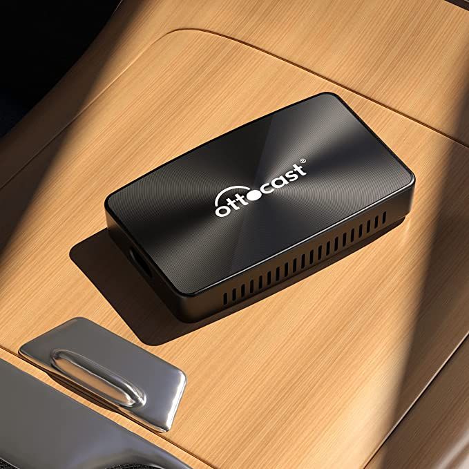 2-in-1 Android Auto to Apple CarPlay Adapter and Wired to Wireless