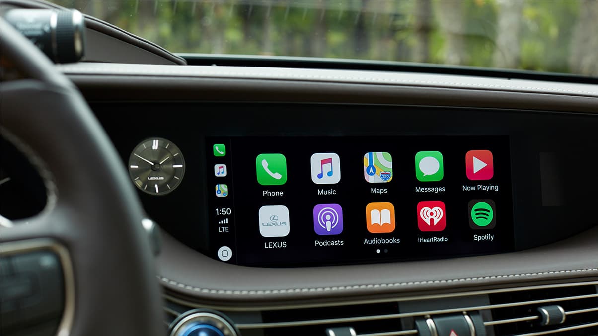 lexus ls screen with carplay