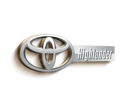 Toyota Highlander OEM Integrated Backup Camera System