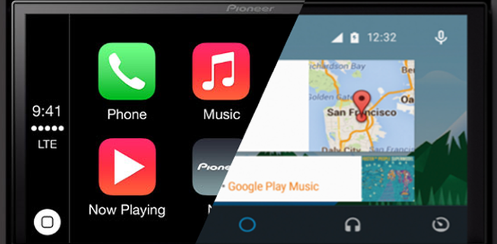 Android Auto & Apple CarPlay Example Screen