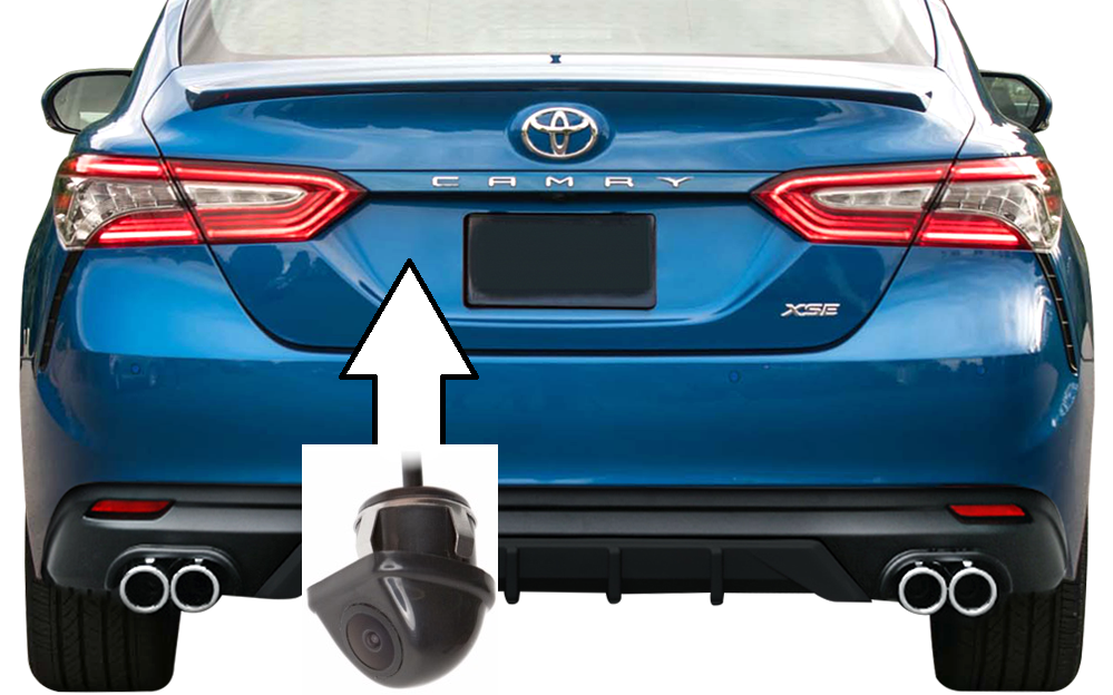 Toyota Backup Camera Placement